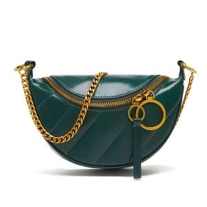 PATIENT LEATHER EMERALD GREEN PURSE